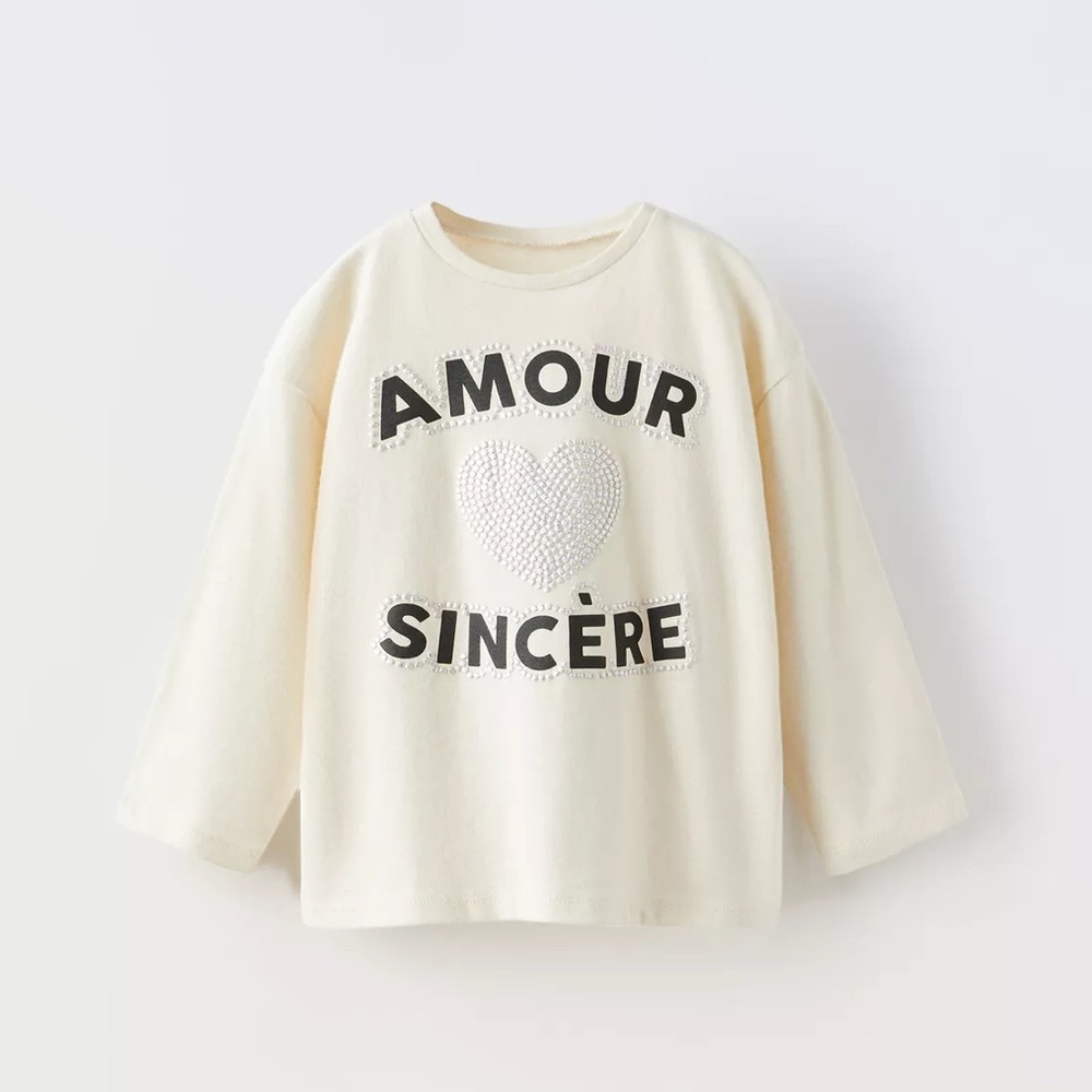 Zara Long Sleeve Tee 2-3
